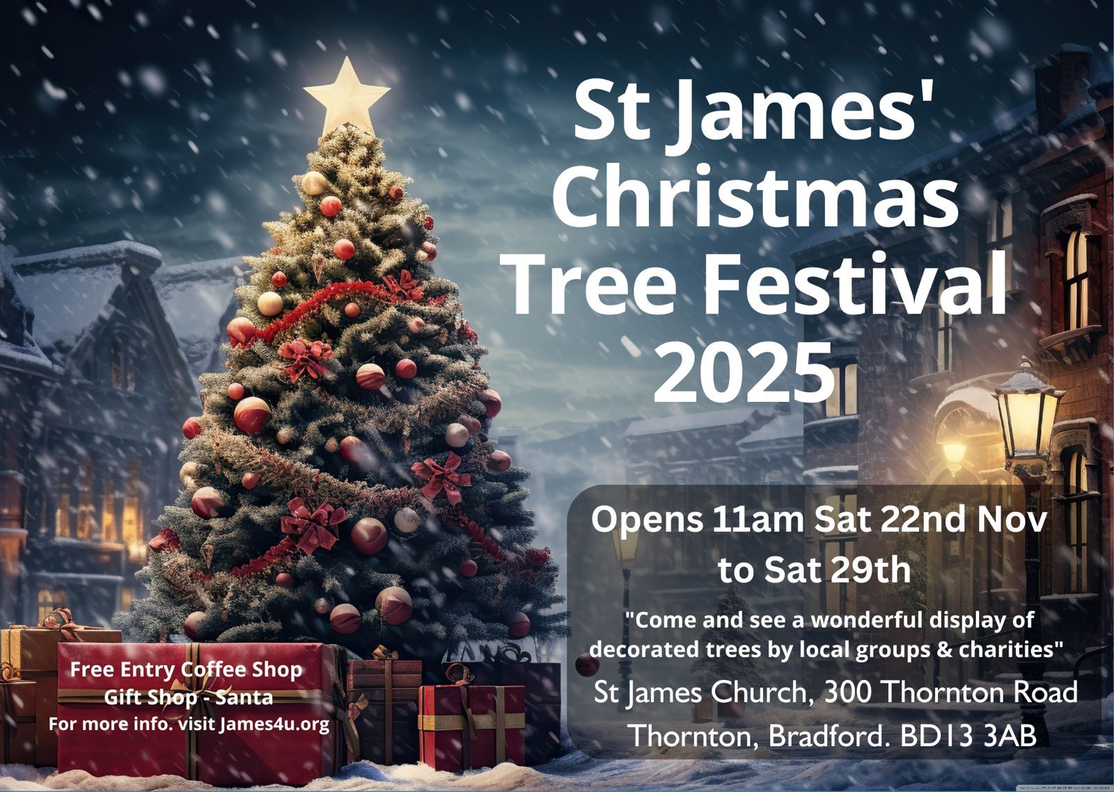 St James Church Christmas Tree Festival