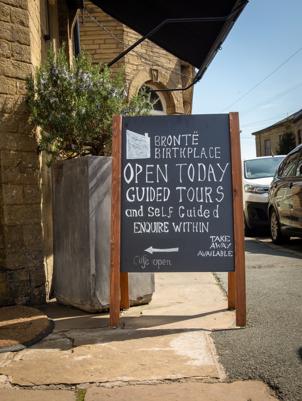 Bronte Birthplace - Opening Sign